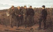 unknow artist Prisoners from the front France oil painting reproduction